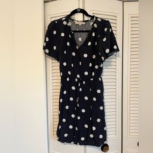 Loft polka dot dress